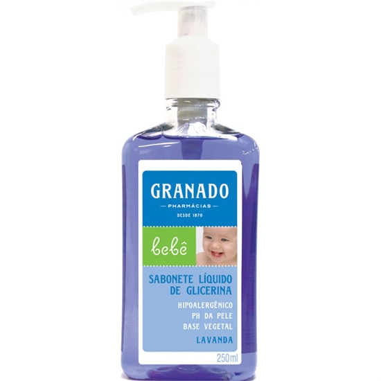 Imagem de Sab inf liq granado 250ml bebe lavanda