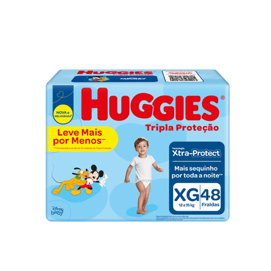 Imagem de Fda huggies t.prot mg+ xg 48und