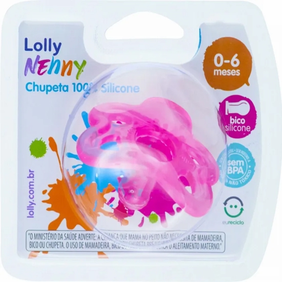 Imagem de Chupeta lolly 100% sl rd t1 bl rs 6111