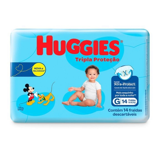 Imagem de Fda huggies t.prot jbin g 14und