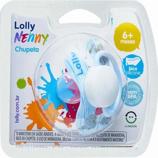 Imagem de Chupeta lolly zoo sl ort t2 az bl 4515