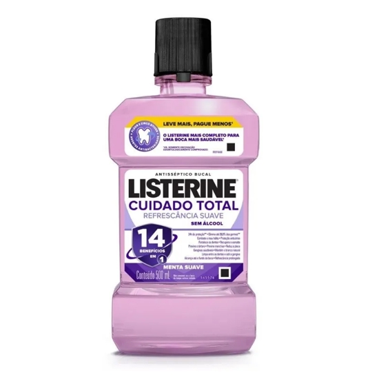 Imagem de Enx.listerine 500ml cuidado total zero