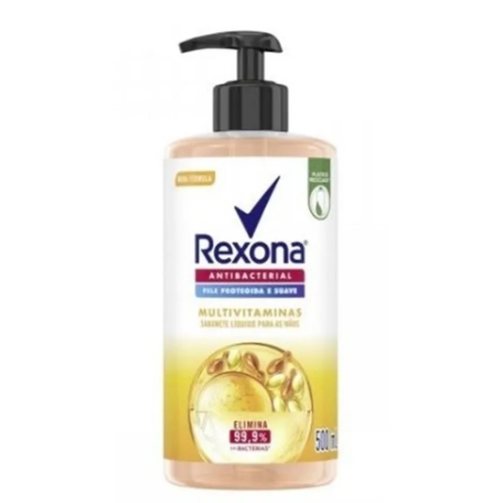 Imagem de Sab liq maos rexona 500ml antib mult.vit