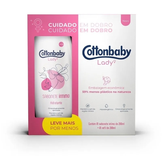 Imagem de Sab int c.baby lady 200ml+refil 200ml
