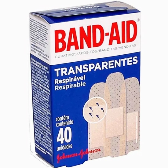 Imagem de Curativo band aid 40und transparente