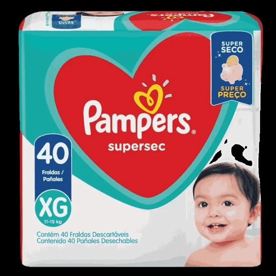 Imagem de Fda pampers s sec hiper xg 40und