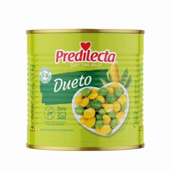Imagem de Predilecta dueto milho ervilha lata 1,7 kg