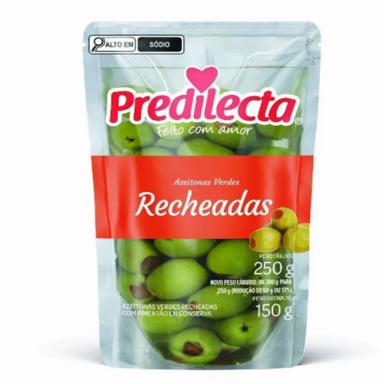 Imagem de Predilecta azeitonas verdes recheadas stand up 150g