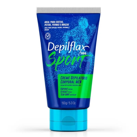 Imagem de Depilflax crem dep corpo men sport 150g