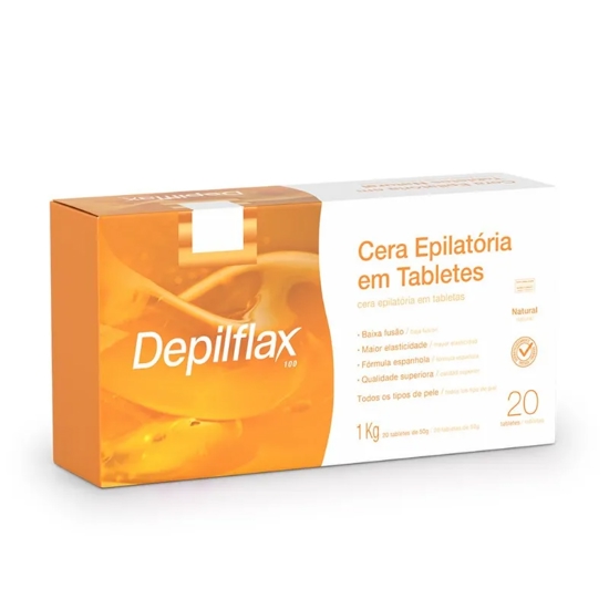 Imagem de Depilflax cera quente dep natural 1kg