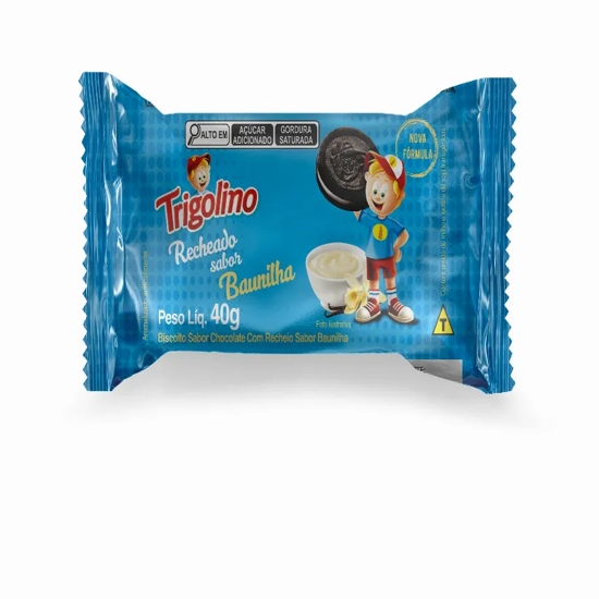 Imagem de Bisc trigolino recheado baunilha 40g