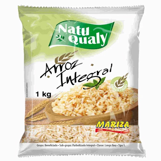 Imagem de Mariza arroz integral parborizado 1kg