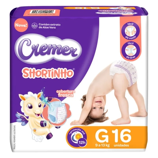 Imagem de Frald cremer shortinho jumbinho g 16un