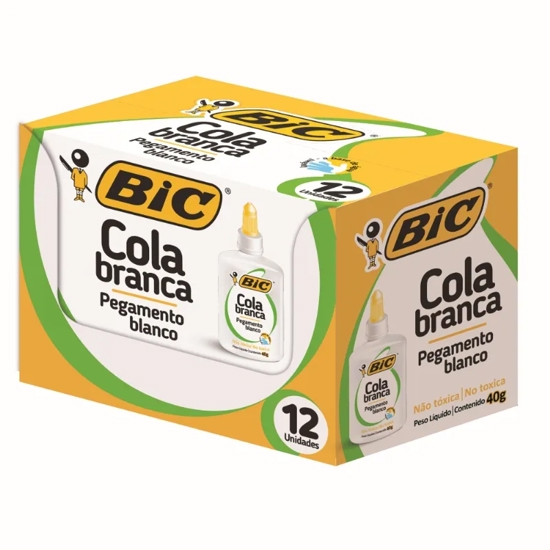 Imagem de Cola branca bic 12x40g