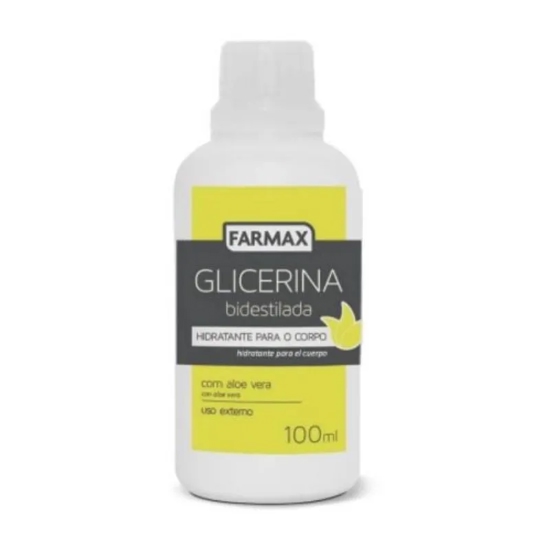 Imagem de Glicerina farmax bidestil aloe ver 12x100ml