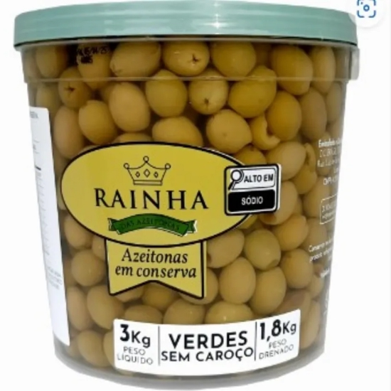 Imagem de Azeitona rainha verdes sem caroco 1,8kg