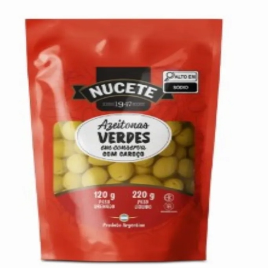 Imagem de Azeitona nucete verd c/caroco doypa 120g