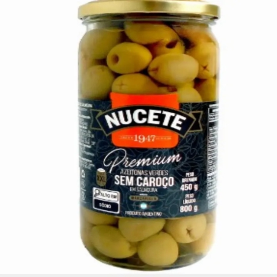 Imagem de Azeitona nucete verd s/caroco premi 450g