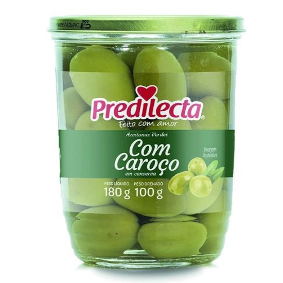 Imagem de Predilecta  azeitonas verdes copo vidro 100g