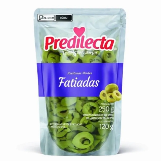 Imagem de Azeitona predilecta verd fatiadas 120g