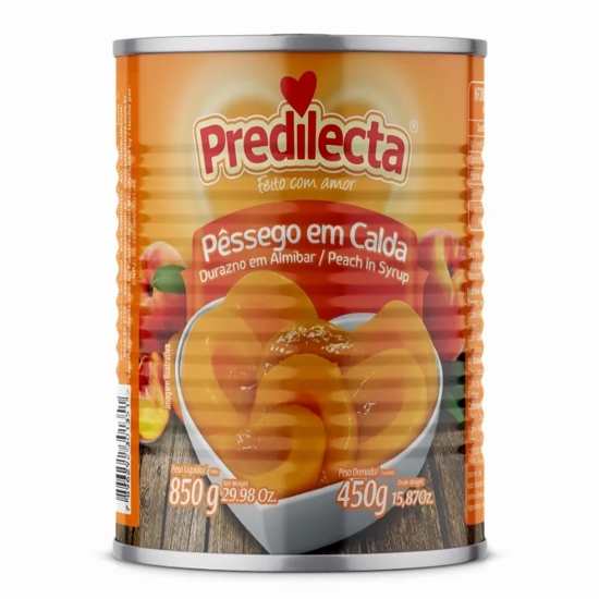 Imagem de Pessego em calda predilecta lata 450g