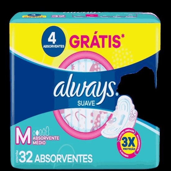 Imagem de Abs always maxi protec suave c/a 32un