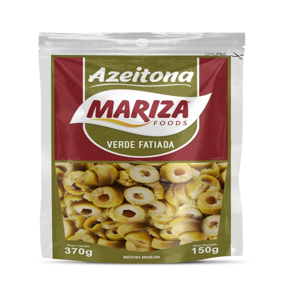 Imagem de Azeitona verde mariza fatiada sache 150g