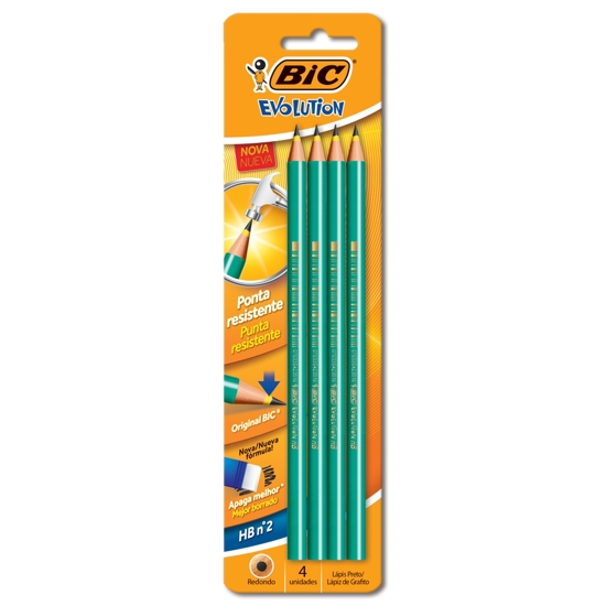 Imagem de Lapis bic evoluti s/borr n2 redo 5xc/4un