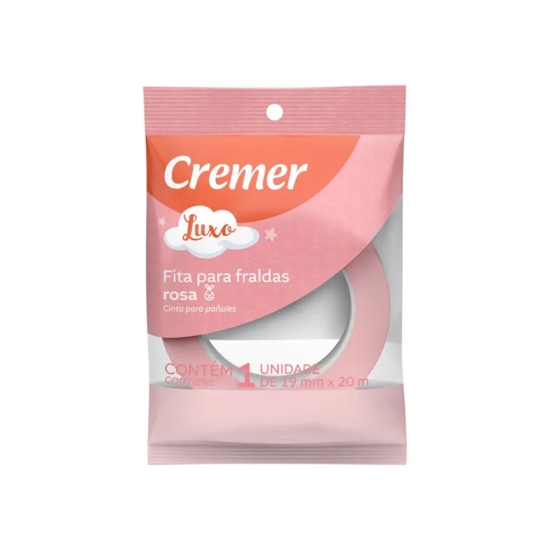 Imagem de Fita adesiva creme p/fral rs 19mmx20m un