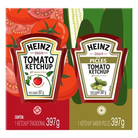 Imagem de Promo pack heinz ket+ket picles 397+397g