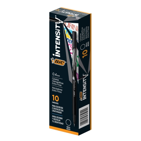 Imagem de Caneta bic intensity preto negro c/10un