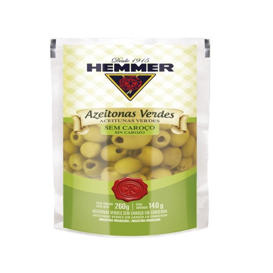 Imagem de Azeitona hemmer verd s/caroc sach 140g