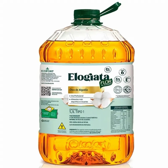 Imagem de Oleo algodao elogiata 5,1 l pt 5,1l