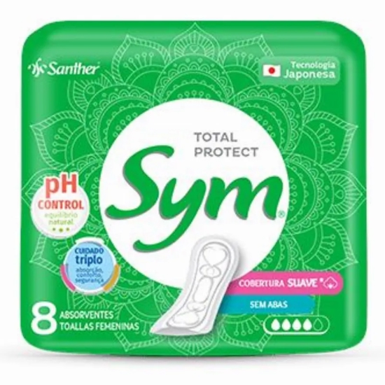 Imagem de Abs sym cob suave total protect s/a 8un