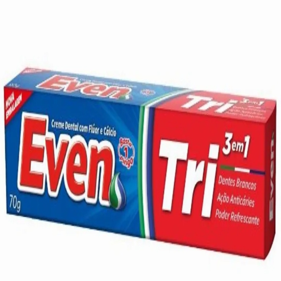 Imagem de Cd even tri c/fluor e calcio 12x70g