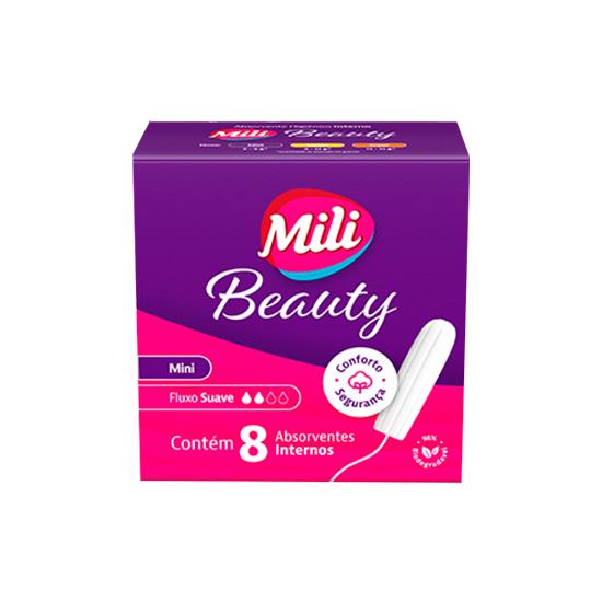 Imagem de Absorvente interno mili beauty mini 8 unidades