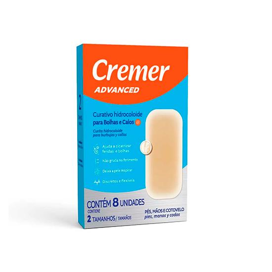 Imagem de Curativo cremer advanced hidrocoloide para calos e bolhas 08 unidades