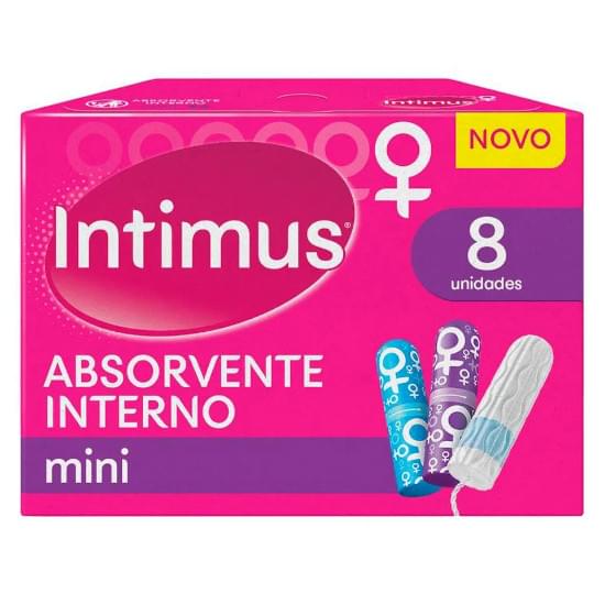 Imagem de Absorvente interno intimus mini | com 8 unidades