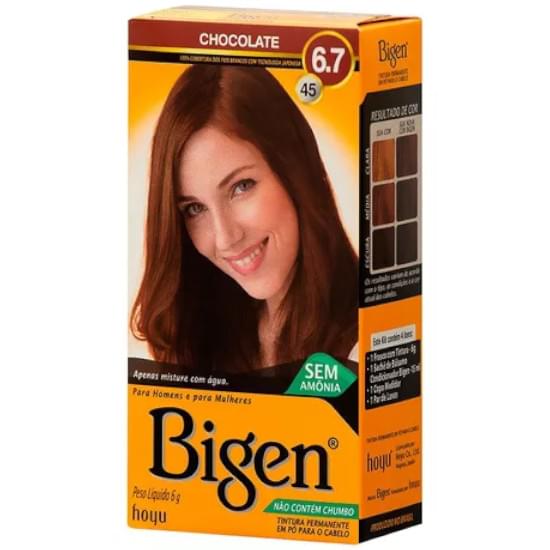 Imagem de Tintura bigen 6.7 45 chocolate 15ml