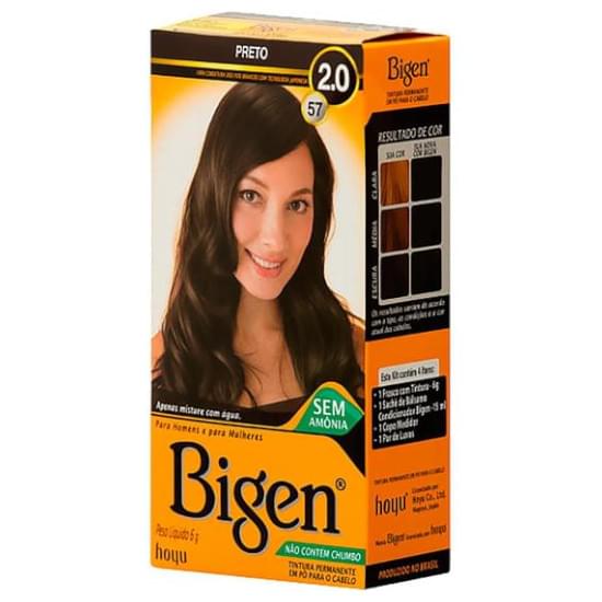 Imagem de Tintura bigen 2.0 57 preto 15ml