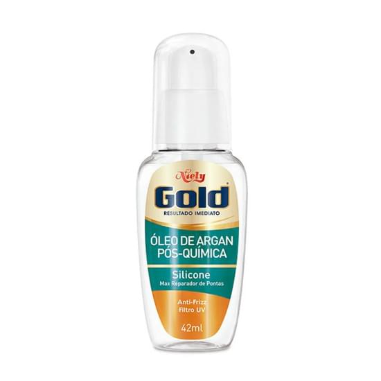 Imagem de Reparador para pontas niely gold silicone óleo de argan pós química 42ml