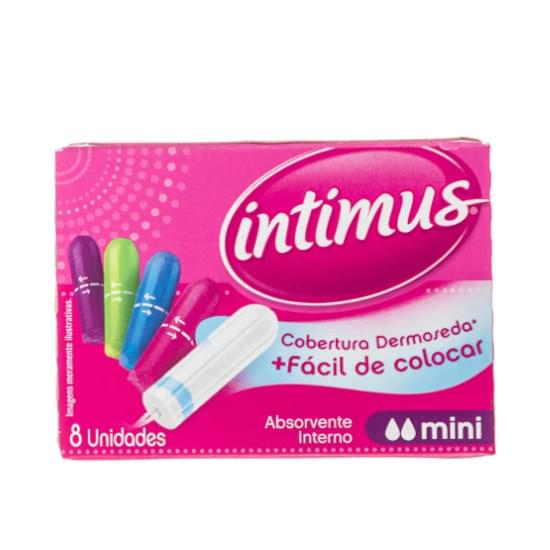 Imagem de Absorvente interno intimus mini | com 8 unidades