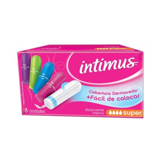 Imagem de Absorvente interno intimus super | com 8 unidades