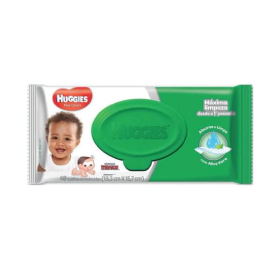 Imagem de Toalha umedecida infantil huggies max clean | com 48 unidades