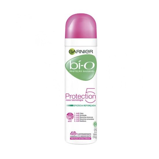 Imagem de Desodorante aerosol feminino bí-o protection 5 150ml