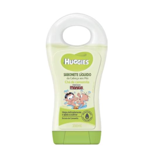 Imagem de Sabonete líquido infantil huggies turma da mônica toque de amêndoas 200ml