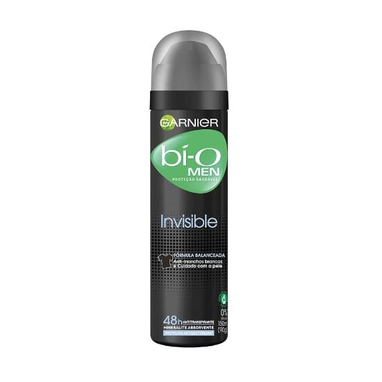 Imagem de Desodorante aerosol masculino bí-o black white colors invisible 150ml