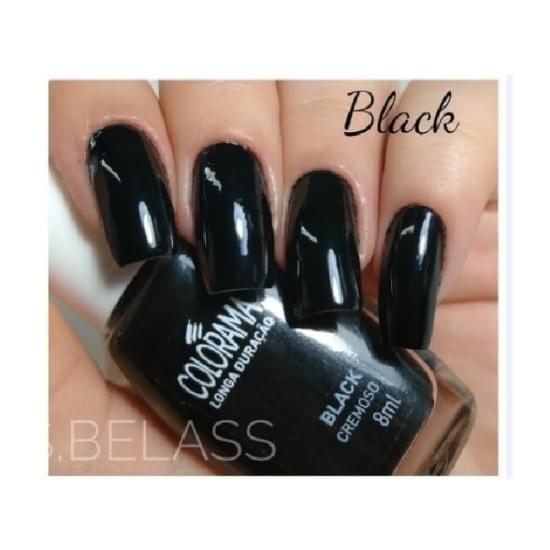 Imagem de Esmalte colorama cremoso black 8ml