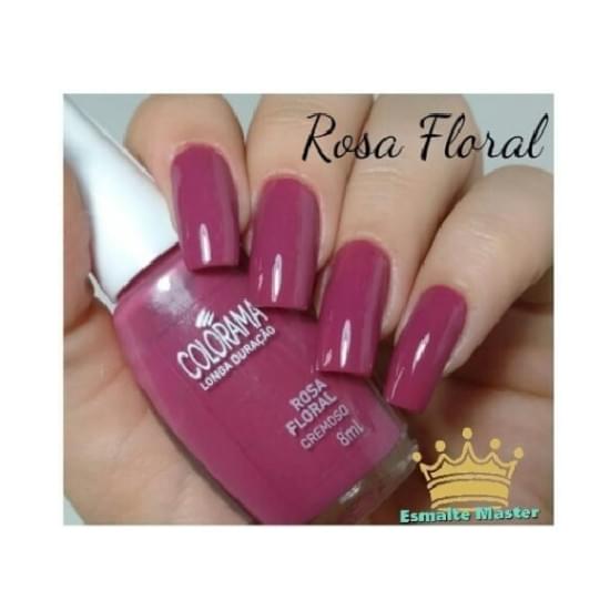 Imagem de Esmalte colorama cremoso rosa floral 8ml