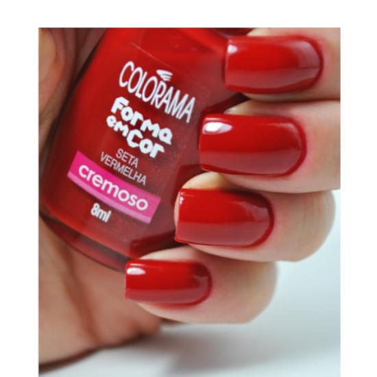 Imagem de Esmalte colorama forma e cor seta vermelha 8ml